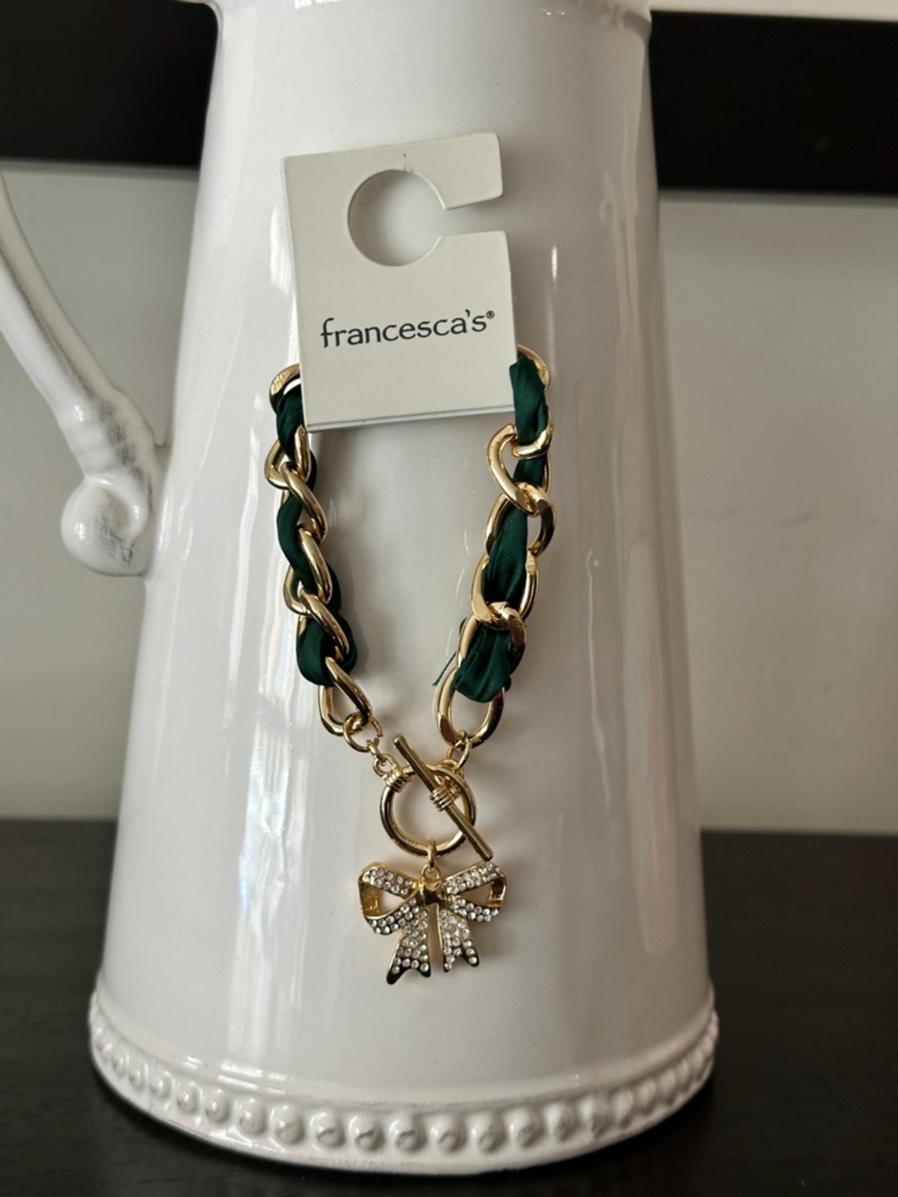 Francesca’s Laura Pave Curb Chain Bracelet - Picture 3 of 3